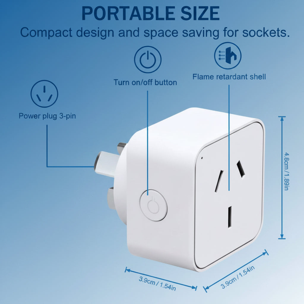 Smart Wi-Fi Plug — AU 16A | Works with Alexa & Google Home
