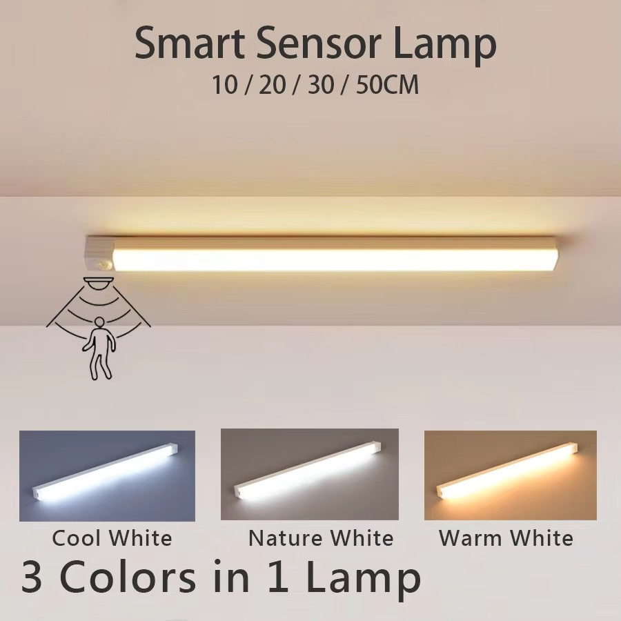 Magnetic Rechargeable Motion Sensor Light — 3 Colour Modes | Cordless Cabinet Light