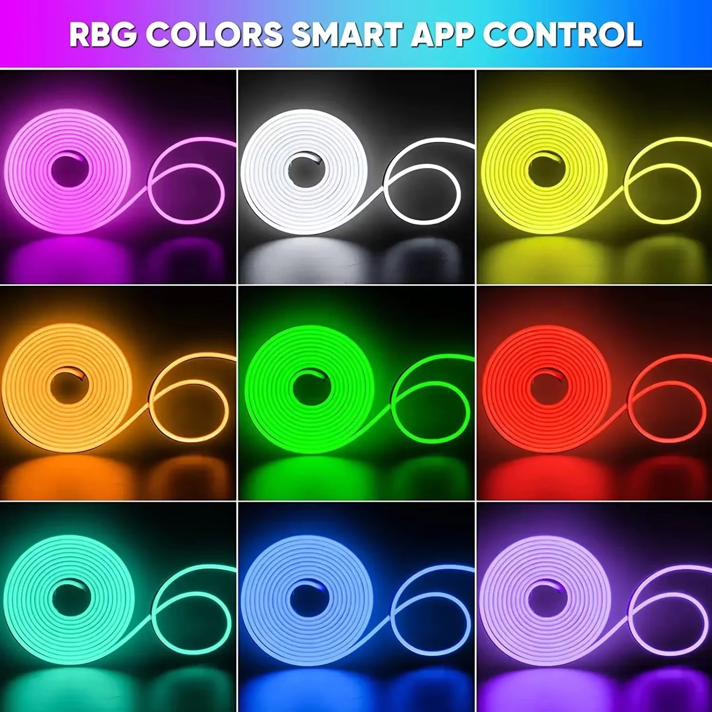 RGB LED Strip Lights 5M — Smart WiFi | Works with Alexa & Google Home
